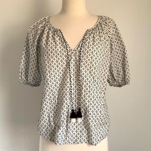 A‎ NEW DAY TARGET Black White Boho Size Small Top